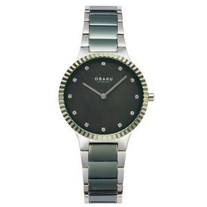 Obaku Women's Linje Black Dial Watch - V292LXOESS